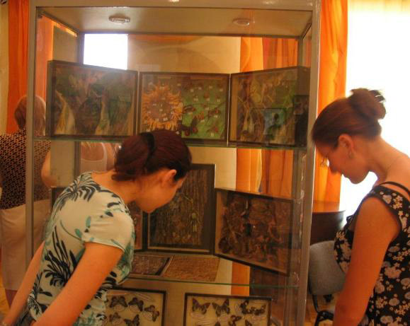 Экспозиции: Бабочки в Саратовском музее краеведения

