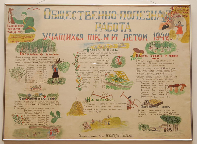 Экспозиции: «Татарстан – тыловая база Победы. 1941-1945 гг.»
