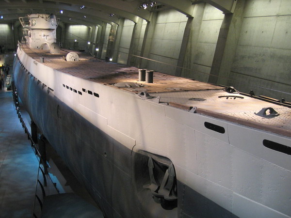 Экспозиции: U-505. Музей науки и промышленности, Чикаго
