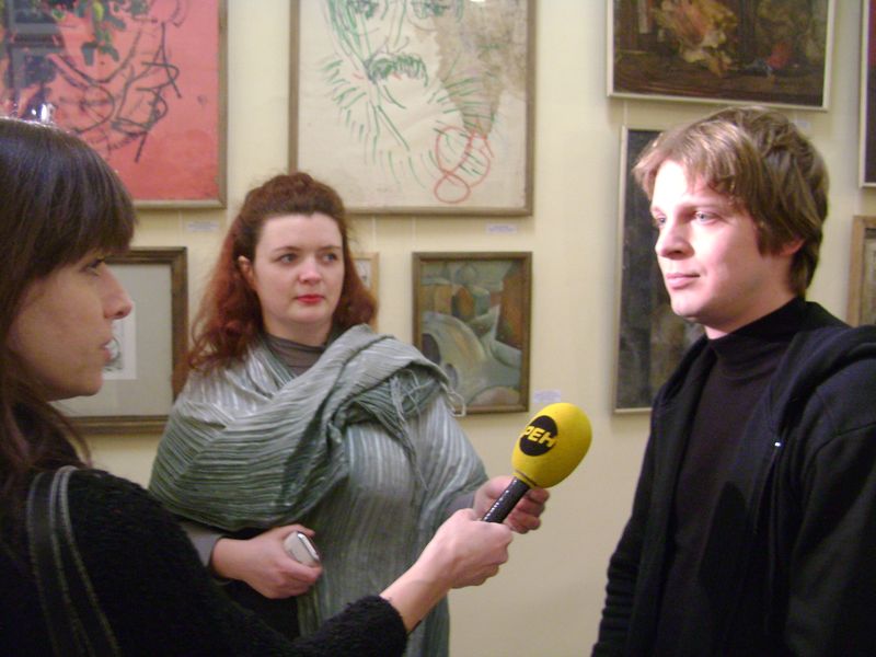 Экспозиции: Александр Егоров на Передвижной выставке авангарда в Рыбинском музее.2012
