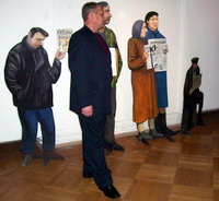 На открытии выставки Татьяны Назаренко в Мраморном дворце 16 ноября 2006 года
