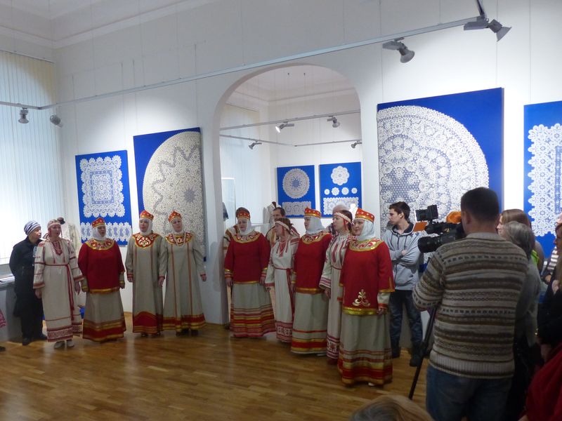 Экспозиции: «Кружевная элегия Вологды». в Рыбинском музее
