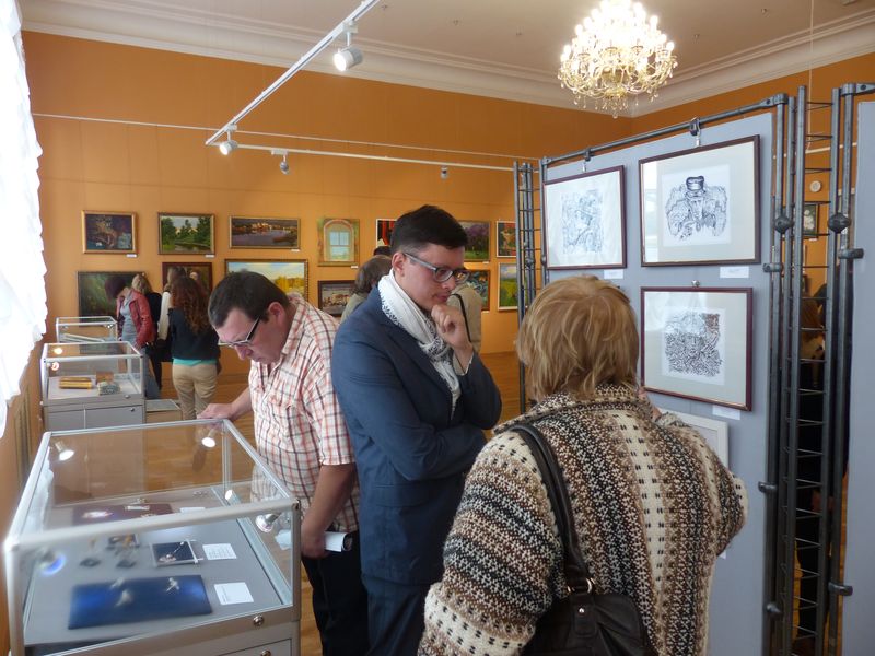 Экспозиции: Вернисаж рыбинских художников в Рыбинском музее. 2014.
