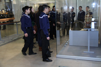 Oткрытие шести залов в Центральном военно-морском музее
