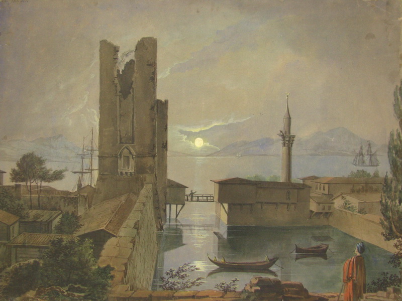 Экспозиции: Рабус К.И. Лунная ночь в Галлиполи. 1830-е
