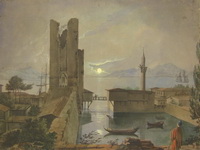 Рабус К.И. Лунная ночь в Галлиполи. 1830-е
