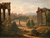Рим. Развалины Форума. 1816. Х.,м
