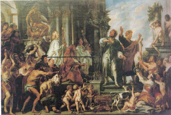 Экспозиции: Якоб Йорданс Апостолы Павел и Варнава в Листре 1645
