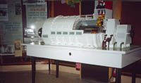 Действующий макет генератора. Т3В -800 -2У3 (ОАО Электросила г.С-Петербург)
