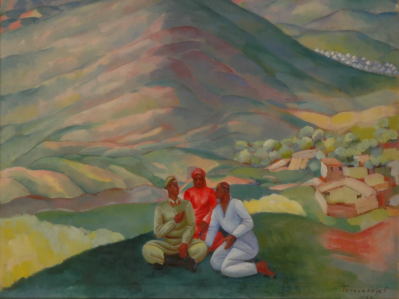 Экспозиции: Урал Тансыкбаев. В родном ауле. 1933
