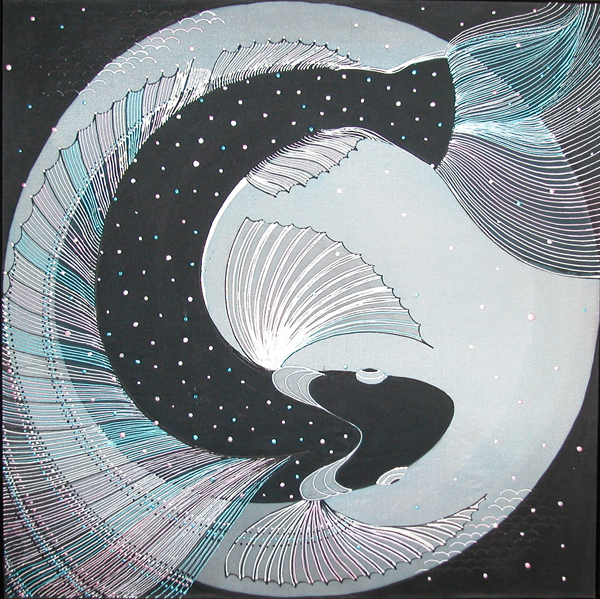 Экспозиции: Выставка батика и графики Анна Милосердовой Образы Солнца, чертоги Луны

