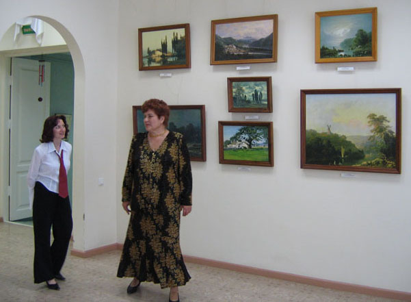Экспозиции: Фрагмент экспозиции Русский пейзаж. Выставочный центр Радуга (г. Чапаевск)
