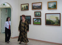 Фрагмент экспозиции Русский пейзаж. Выставочный центр Радуга (г. Чапаевск)
