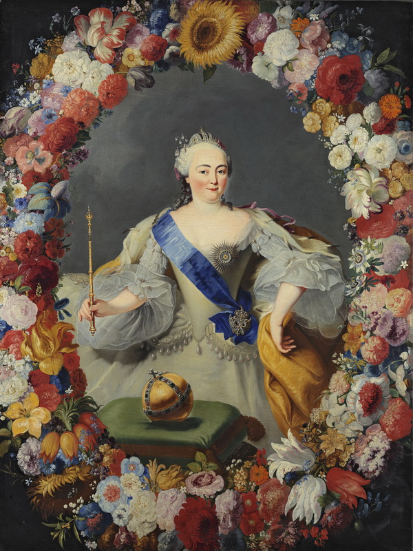 Экспозиции: Г.Г. фон Преннер. Портрет императрицы Елизаветы Петровны. 1754
