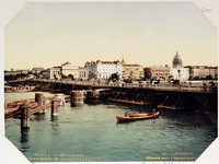 Photoglob Дворцовый плашкоутный мост 1910-е

