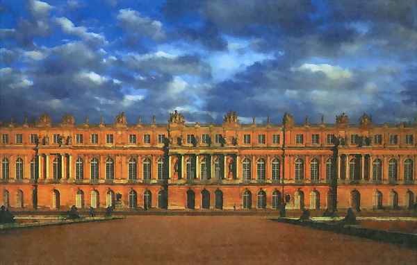 Экспозиции: Л. Лево, Ж. Ардуэн-Мансар. Дворец в Версале. Начало строительства 1668
