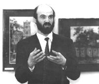 С.Н.Андрияка на персональной выставке 1996 г.
