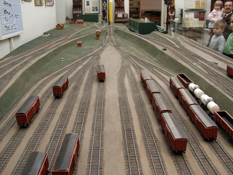 Экспозиции: Модель сортировочной станции
