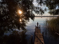 Тихое место (Галичское озеро, г. Галич, Костромская область). Автор Александр Трофимов.
