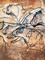 Экспозиции: Панель львов в пещере Шове (Франция)
