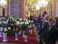 Петропавловский собор. У могилы Марии Федоровны
