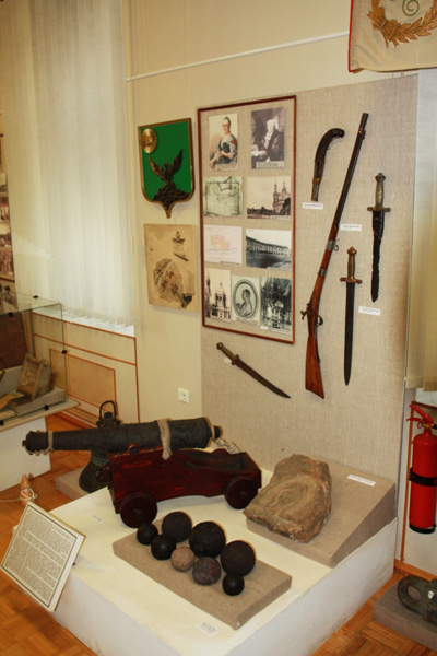 Экспозиции: Фрагмент экспозиции Историческое прошлое Ямбургского края
