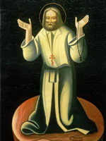 Геннадий Павлов - Преподобный Серафим Саровский,  молящийся на камне
