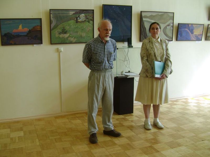 Экспозиции: Вернисаж Владимира и Натальи Бутусовых в Рыбинском музее. 2011.
