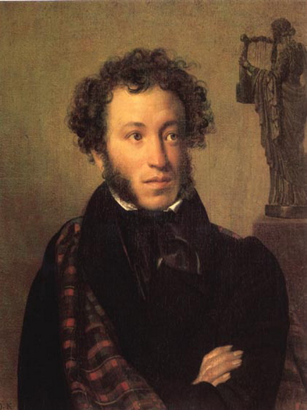 Экспозиции: О.А.Кипренский. А.С.Пушкин. 1827 г. Холст, масло

