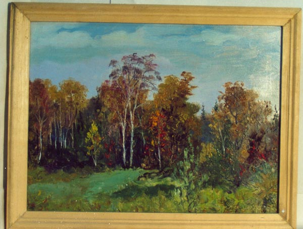 Экспозиции: Г.И.Клименко Октябрь в одинцовском лесу 1993
