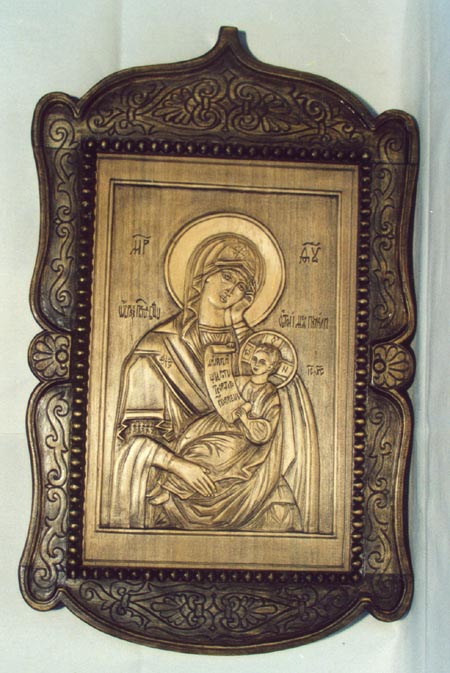 Экспозиции: В.И.Бабуров, Е.И.Платонова икона Пресвятая Богородица Утоли моя печали 90-е гг 20в
