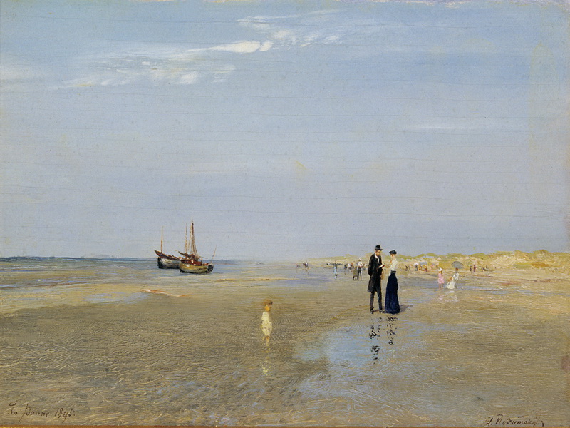 Экспозиции: Ла-Панн. Пляж. 1895
