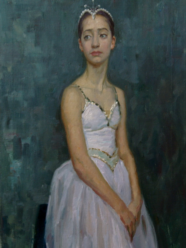 Экспозиции: Цыцин Н.В. - Юная балерина Ксения Летвинова
