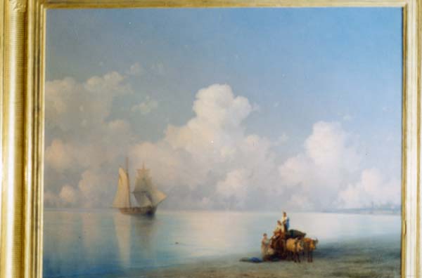 Экспозиции: И.К.Айвазовский Вечер на море 1871
