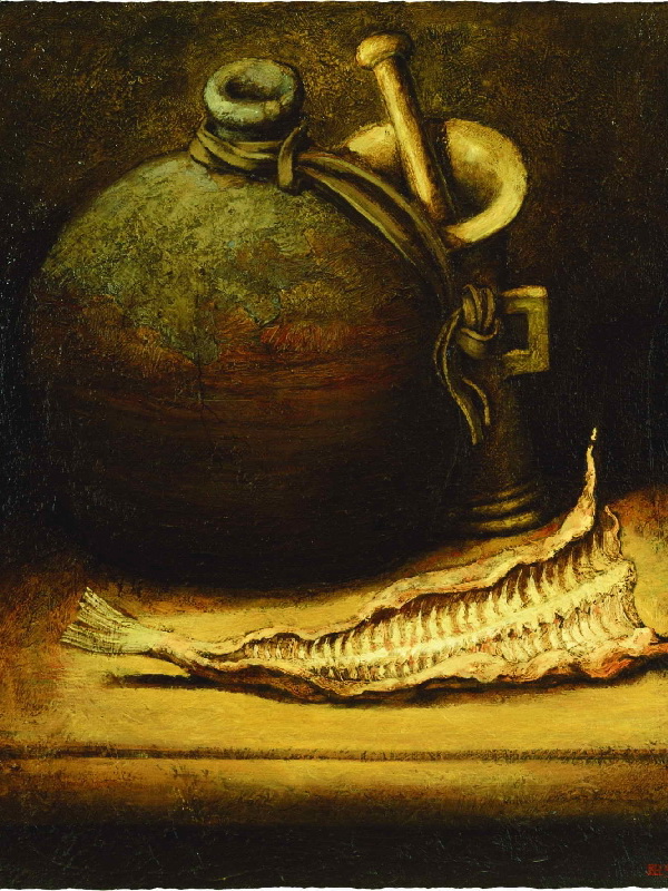 Экспозиции: Николай Кириллов. Натюрморт с рыбой
