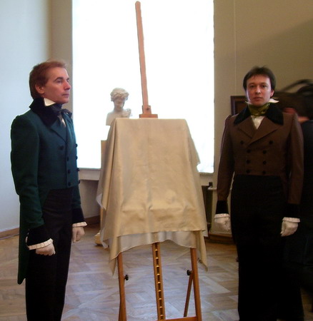 Экспозиции: Торжественная церемония передачи картины И. Крамского Портрет крестьянина Русскому музею. 18 мая 2006 года
