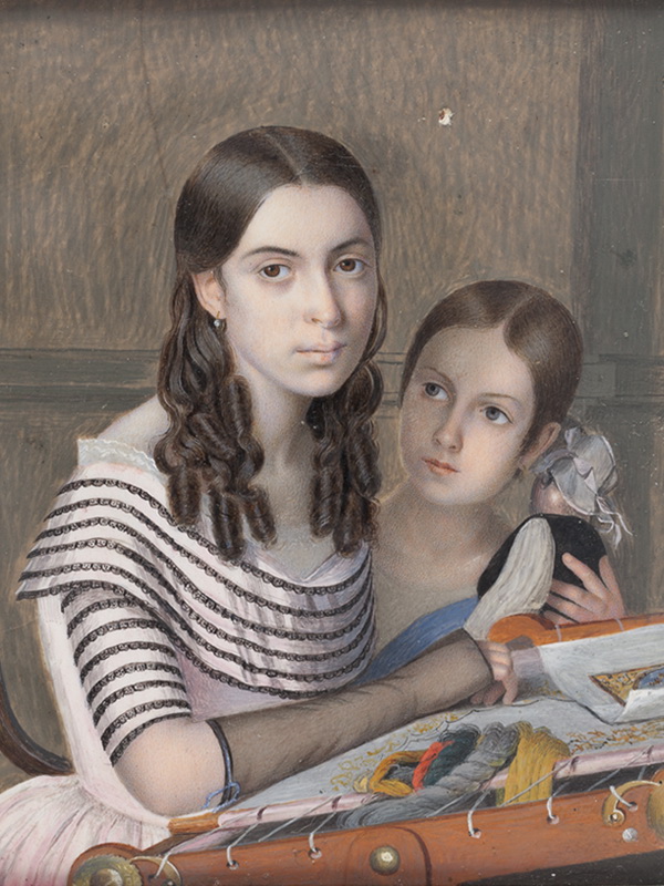 Экспозиции: Крендовский ЕФ Портрет девочек из рода Капнистов, 1848

