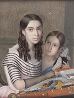 Крендовский ЕФ Портрет девочек из рода Капнистов, 1848
