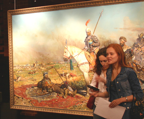 Экспозиции: П. Рыженко возрождает  историческую живопись в Историческом музее
