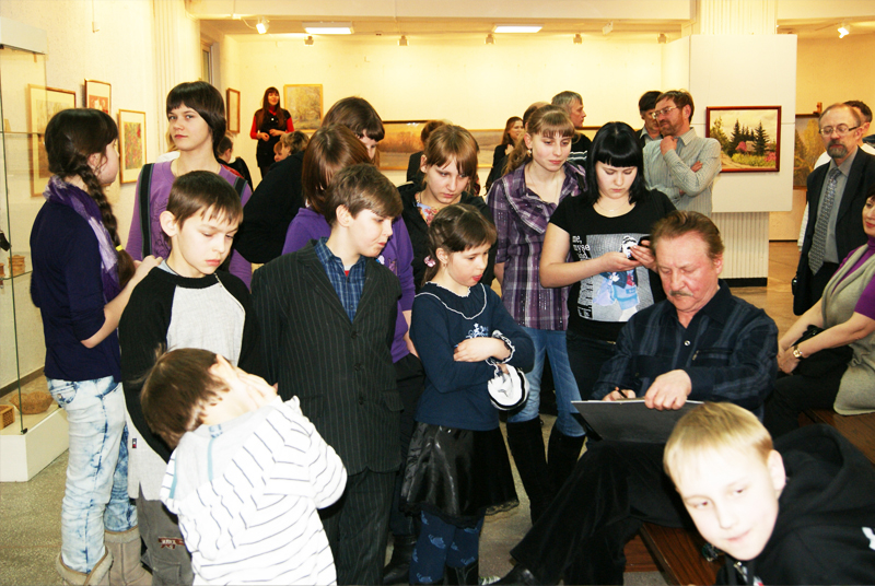 Экспозиции: Творческая встреча с династией художников Миловановых,  2010 г.
