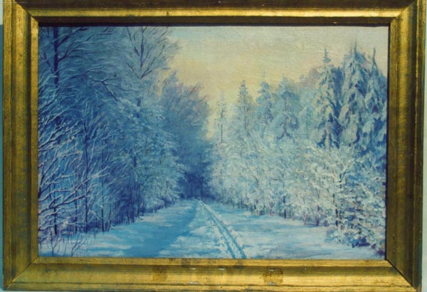 Экспозиции: Б.А.Щербин Манжосовская лыжня 1985
