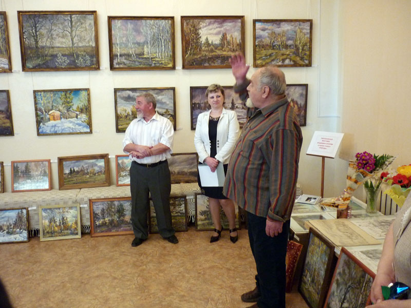 Экспозиции: Открытие персональной выставки художника В.Л. Козлова

