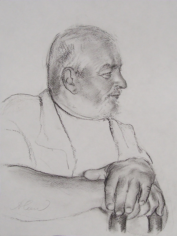 Экспозиции: Анна Леон. Портрет  Саввы Ямщикова, 2009
