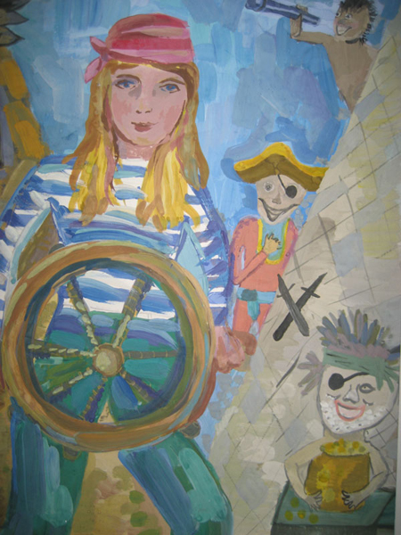 Экспозиции: Две выставки детских рисунков в Кемеровском краеведческом музее
