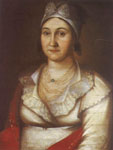 Портрет А.М.Гончаровой, матери писателя
