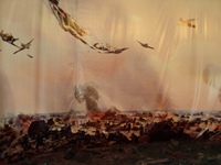 Панорама воздушного боя. Новосибирск, Музей А.И. Покрышкина
