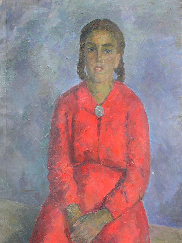 Экспозиции: Р.Фальк - Портрет девочки в красном
