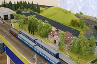 Российские железные дороги в моделях в Политехническом музее

