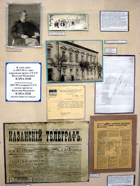 Экспозиции: Его слава началась в Казани. Фрагмент выставки к 130-летию со дня рождения В.И. Качалова
