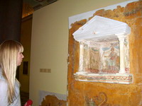 На выставке Otium Ludens. Античные фрески Стабий
